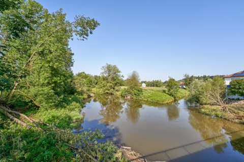 Gemeinde Erharting Landkreis Mühldorf Isen Brücke Aussicht (Dirschl Johann) Deutschland MÜ